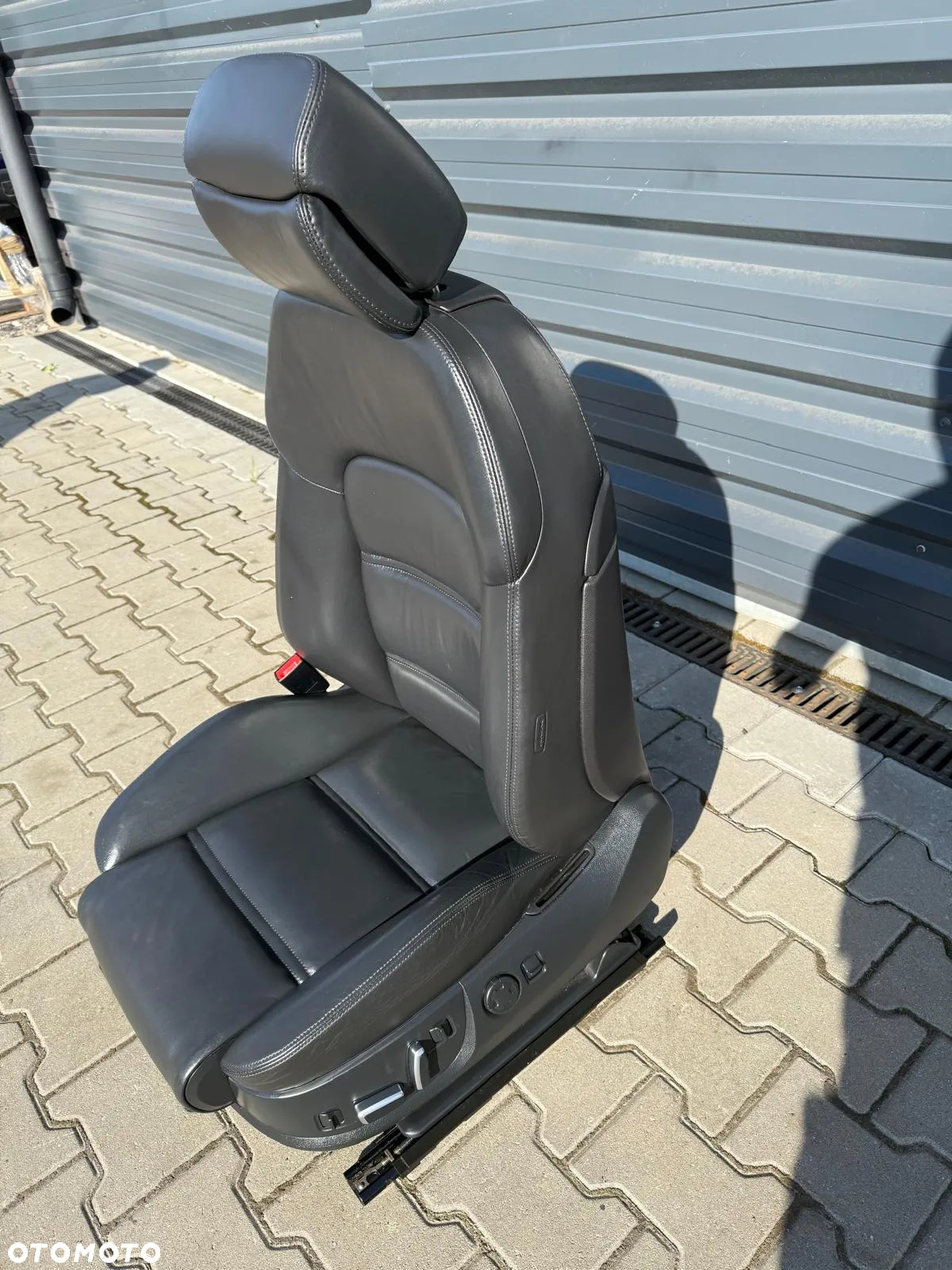 AUDI A8 D3 LIFT FOTEL LEWY KIEROWCY SKÓRA PAMIĘĆ GRZANY - 2
