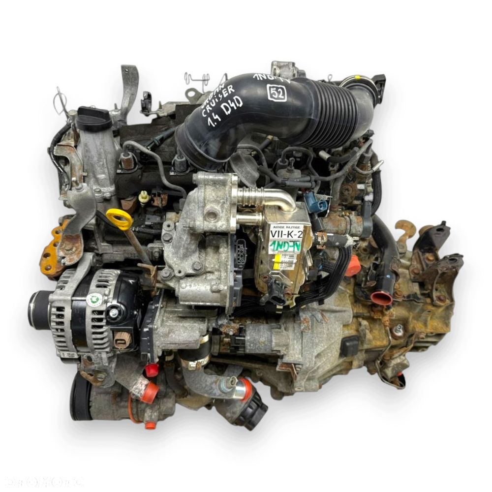 SILNIK 1ND Toyota Urban Cruiser Yaris III 1.4 D4D 90KM 1ND-TV 120 333km - 15