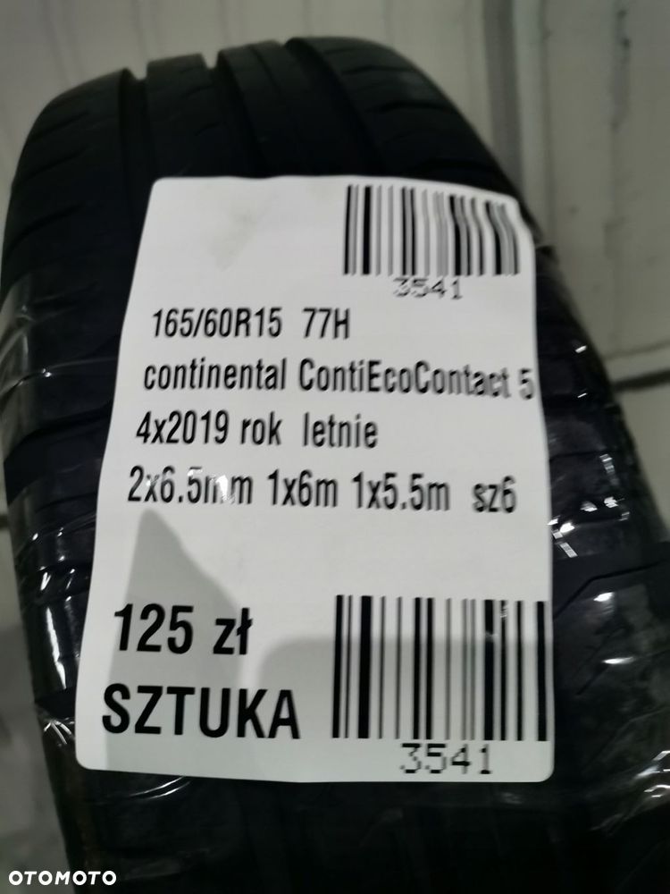 4x 165/60r15 continental 2019 opony lato 3541 - 8
