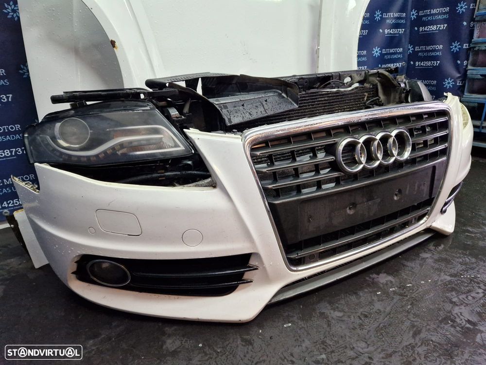 Frente completa usada AUDI A4 B8 S-LINE XENON 2.0 TDI capot parachoques oticas radiadores guardalamas - 4