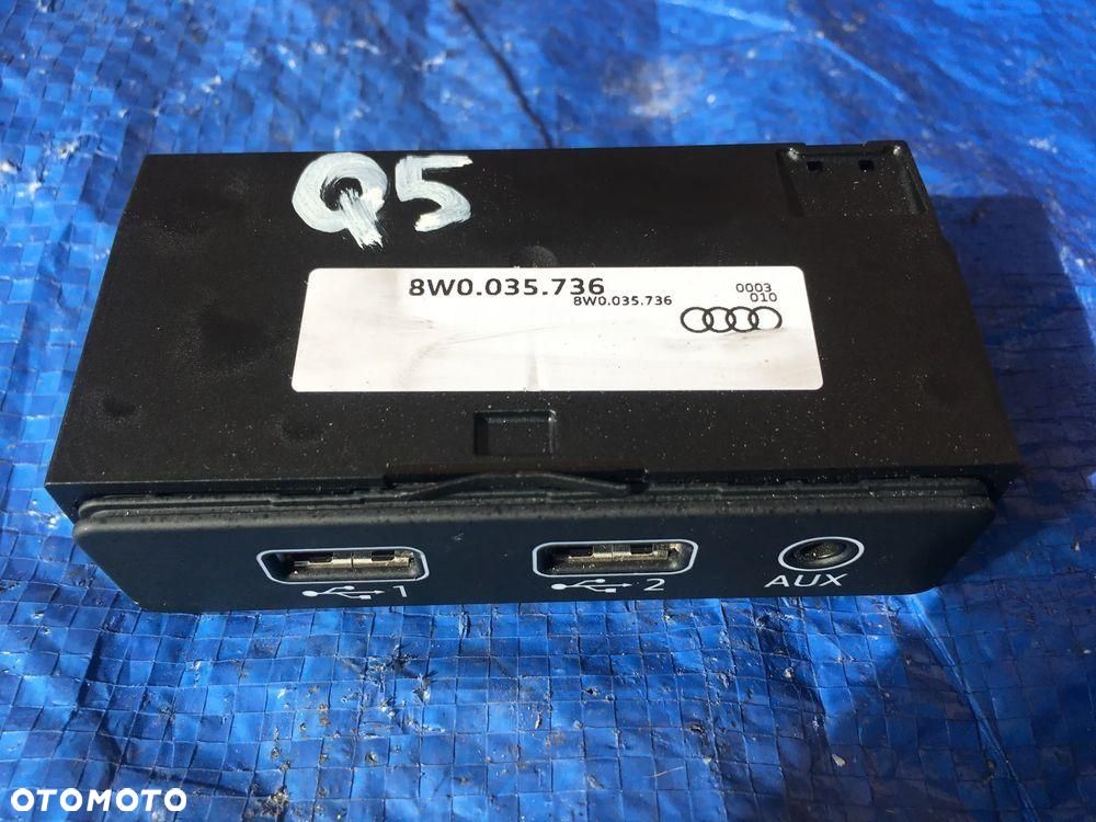 Audi A4 B9 A5 8W Q5 80A Port Gniazdo USB AUX 8W0035736 - 1