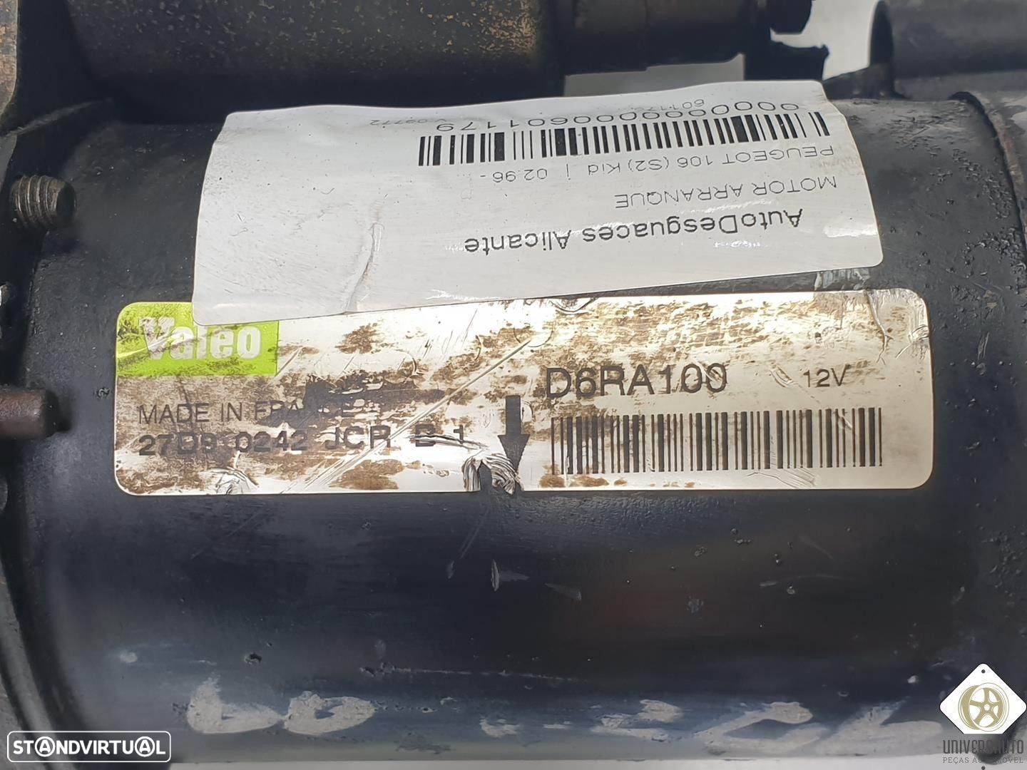 MOTOR ARRANQUE PEUGEOT 106 II 1997 - 4