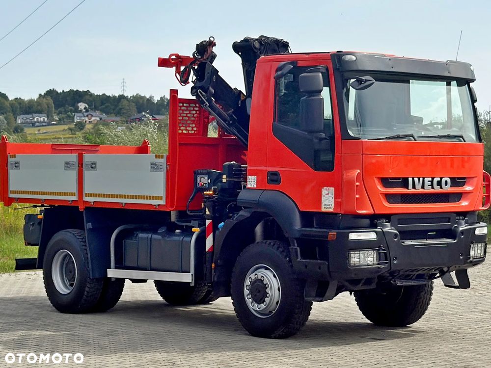 Iveco TRAKKER 190T36 * WYWROTKA 3,70 m *HIAB 111 E S-2 HIDUO /4x4 *STAN BDB - 4