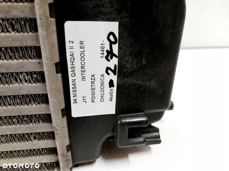 nissan qashqai 2 ii j11 1.5 dci intercooler chłodnica powietrza 14461-4ea0a - 3