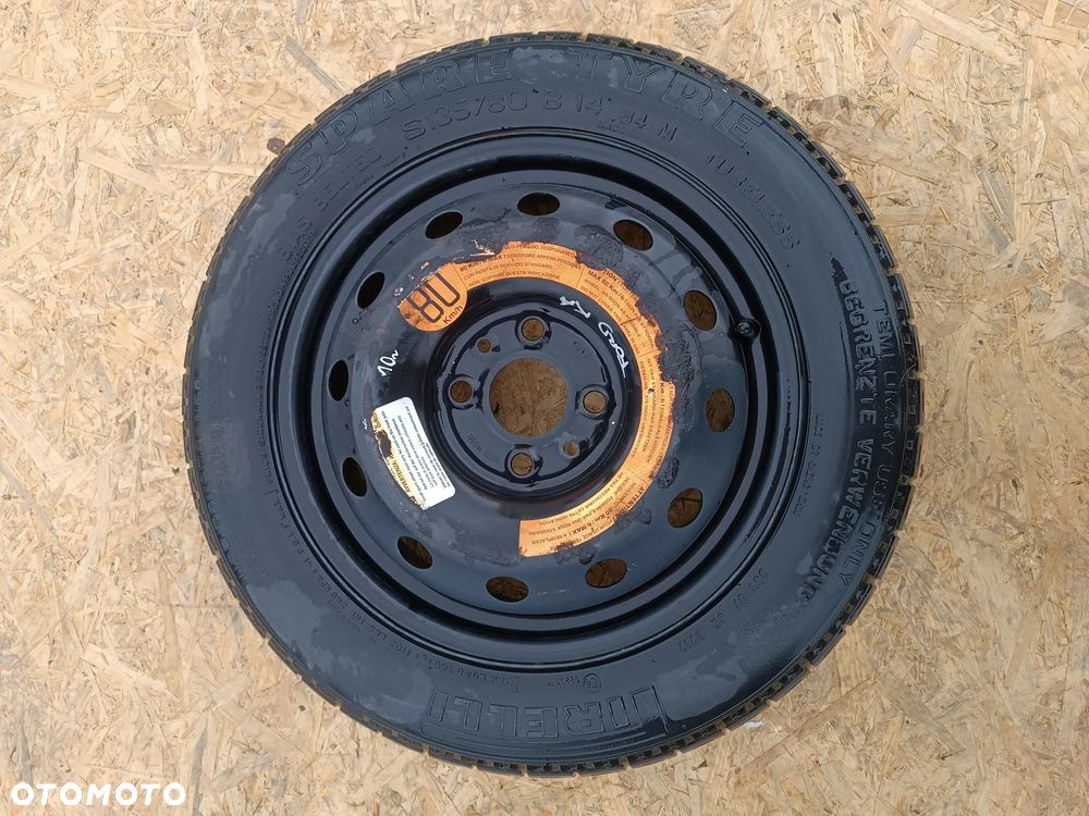 KOŁO DOJAZDOWE ZAPASOWE FORD KA 14 CALI 4X98 - 1