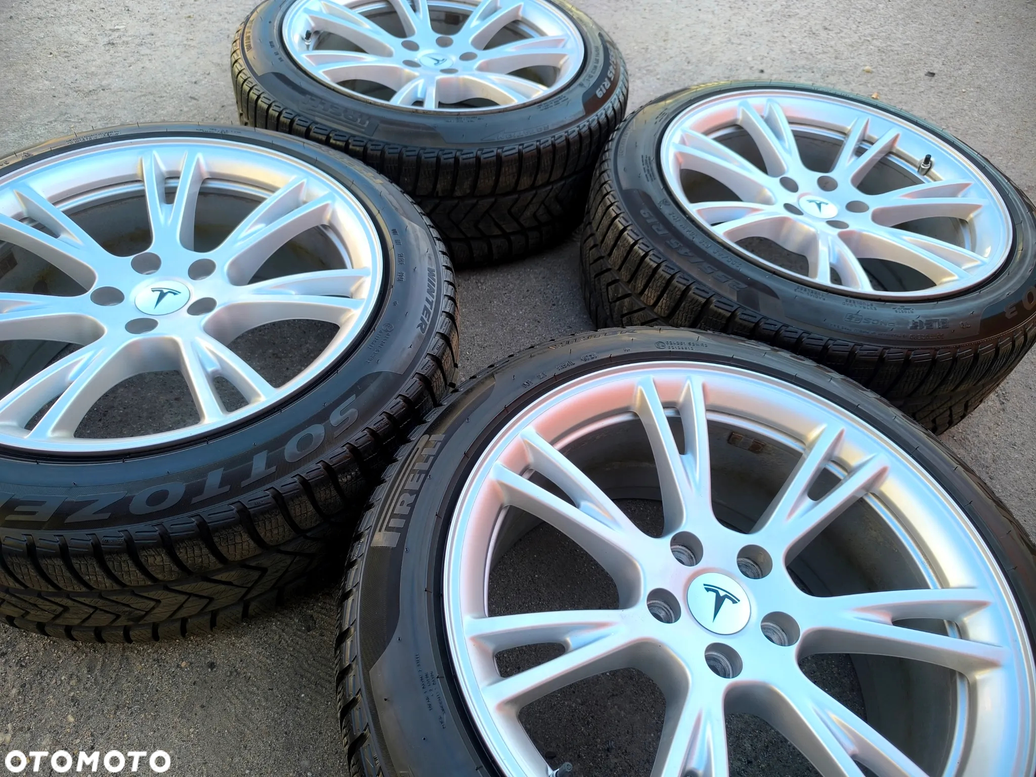 5x114,3 5x114 Felgi Aluminiowe ALUFELGI 19 Koła Zimowe Zima TESLA MODEL Y ALU-RAD Legnica 255/45 6,5mm TPMS - 4