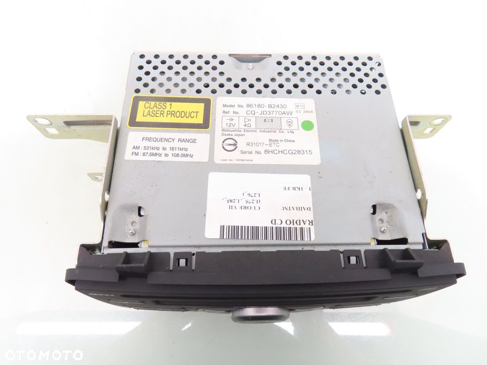 RADIO DAIHATSU CUORE VII 86180B2430 - 6