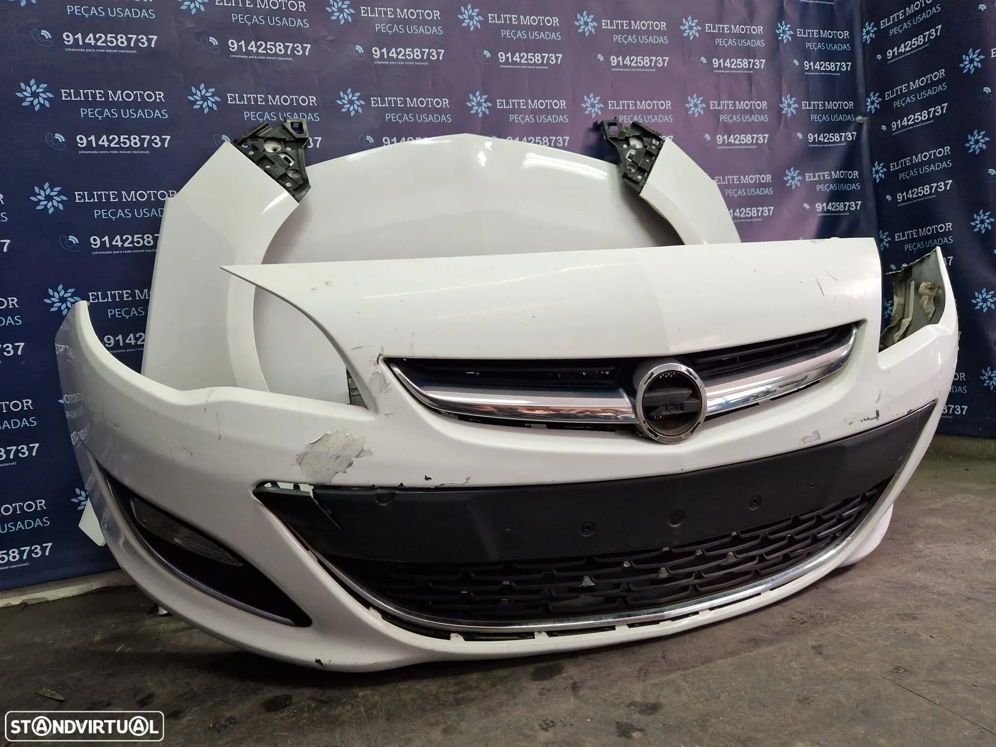 Frente completa usada OPEL ASTRA J 3 PORTAS parachoques capot oticas guardalamas - 5