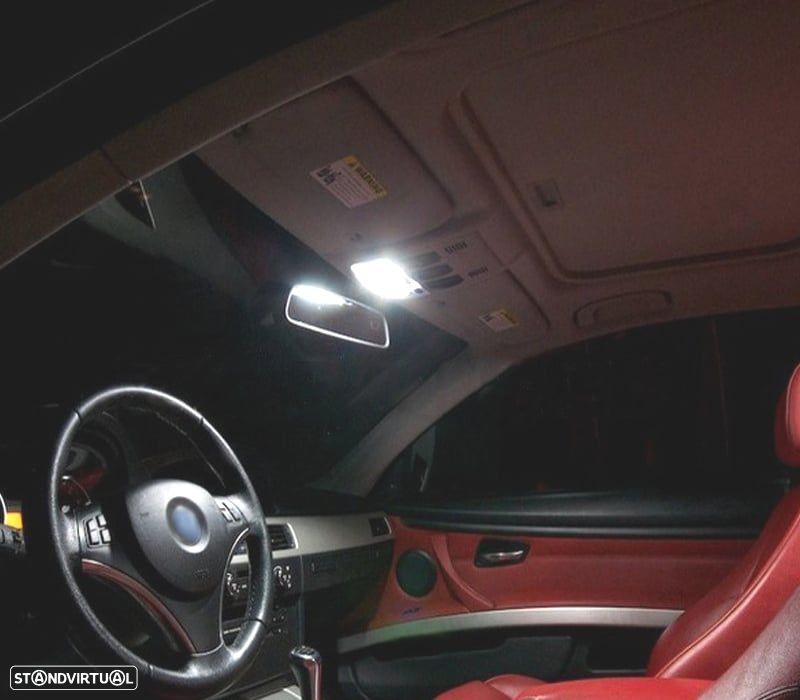 KIT COMPLETO 19 LAMPADAS LED INTERIOR PARA BMW SERIE 3 E92 COUPE 325XI 335XI M GTS 330I XDRIVE 330D - 5