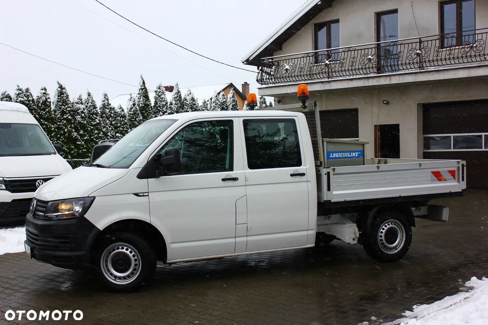 Volkswagen Transporter T6 2.0 TDI 102KM DOKA BRYGADÓWKA 6 OSÓB FV23% - 9
