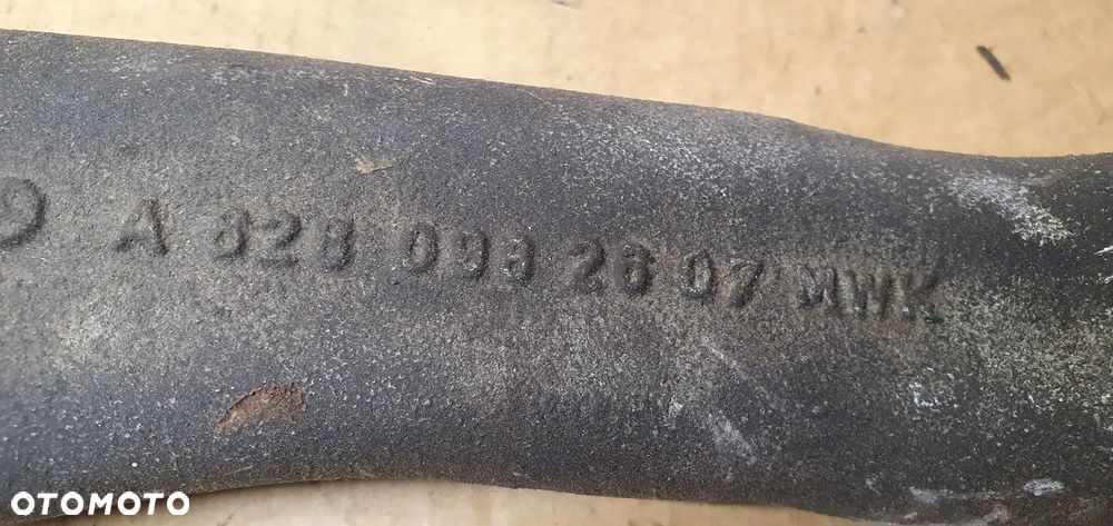 Rura przewód turbiny intercoolera Mercedes ML W163 A6280982607 - 8