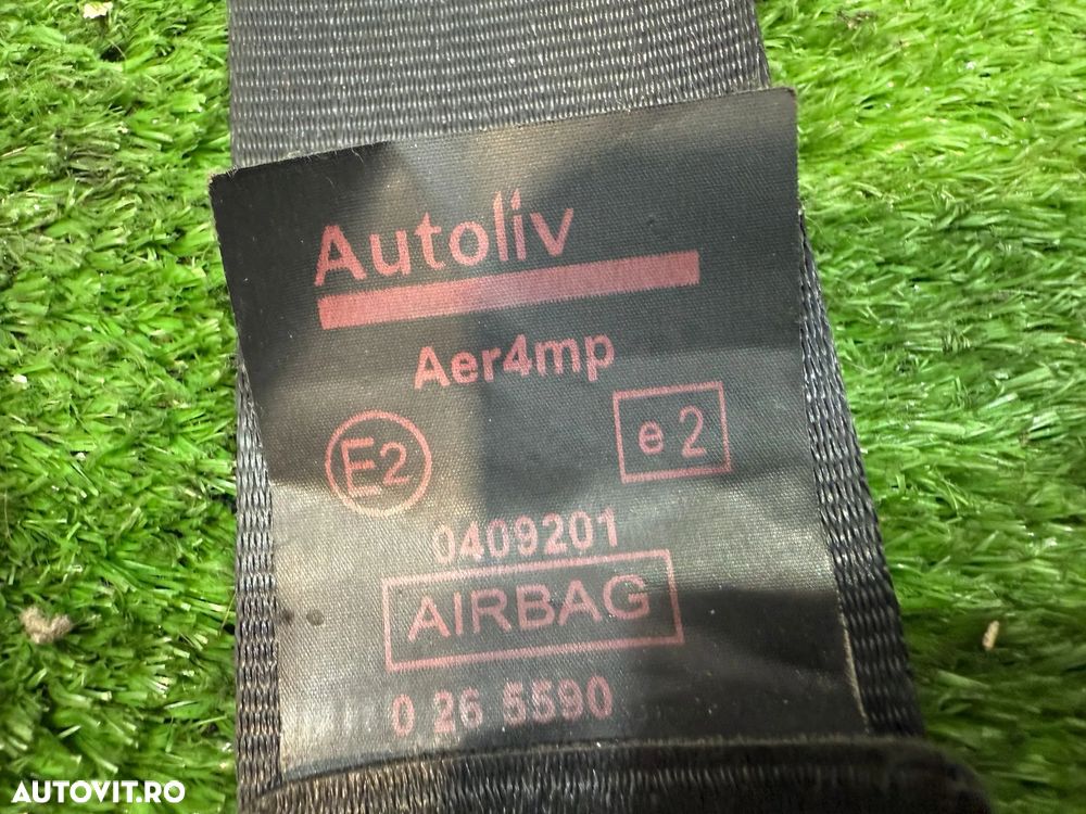 CENTURA SIGURANTA FATA PEUGEOT RCZ 1.6 BENZINA 2010 COD OEM 0409201 0265590 2009-2013 - 6