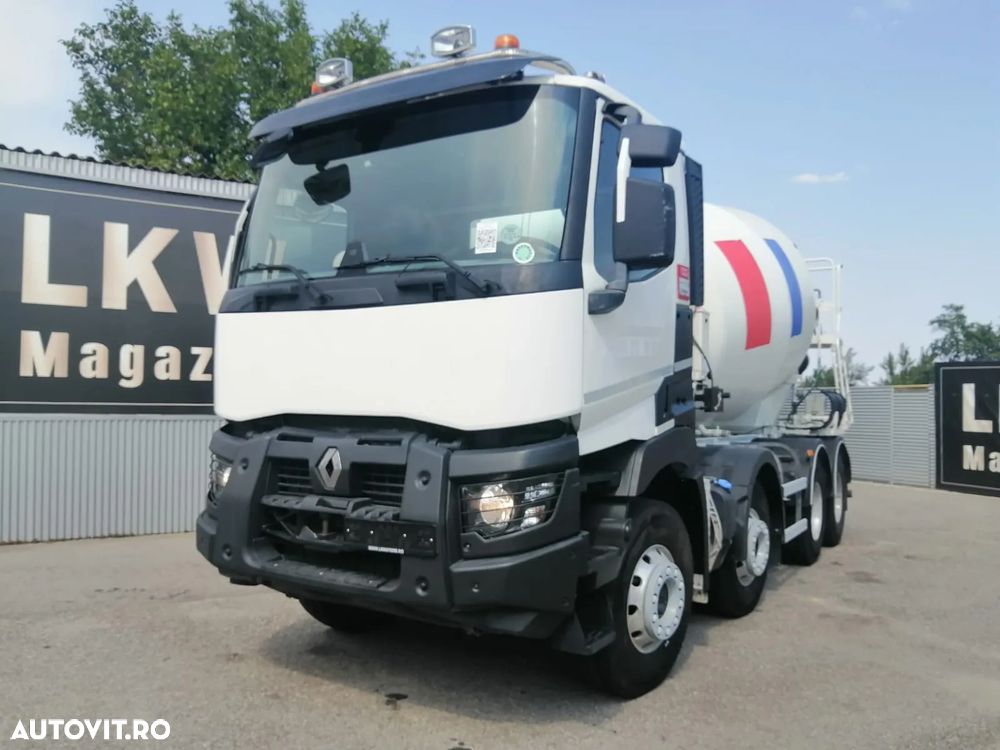 Renault C 430 8x4 Betoniera/Beton Mixer 9m3, TOP !!! - 9