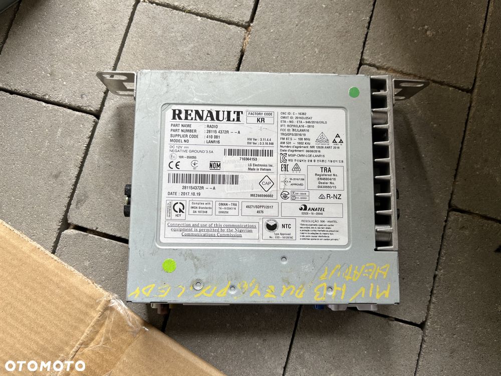 Radio (8) Renault Megane IV - 1