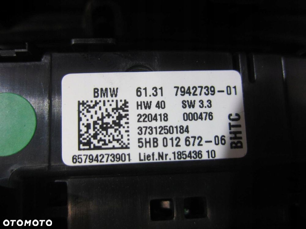 BMW X3 G01 X4 G02 KRATKA NAWIEWU TYLNA TYŁ 9363822 CZARNA 64229363822 - 12