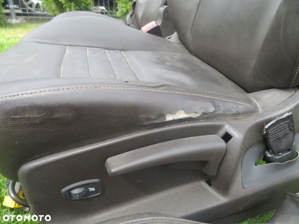 FOTELE FOTEL PRZEDNI LEWY PRAWY KANAPA WNĘTRZE SCENIC GRAND III PH1 SKÓRA GRZANE RENAULT 2009-2013 - 5