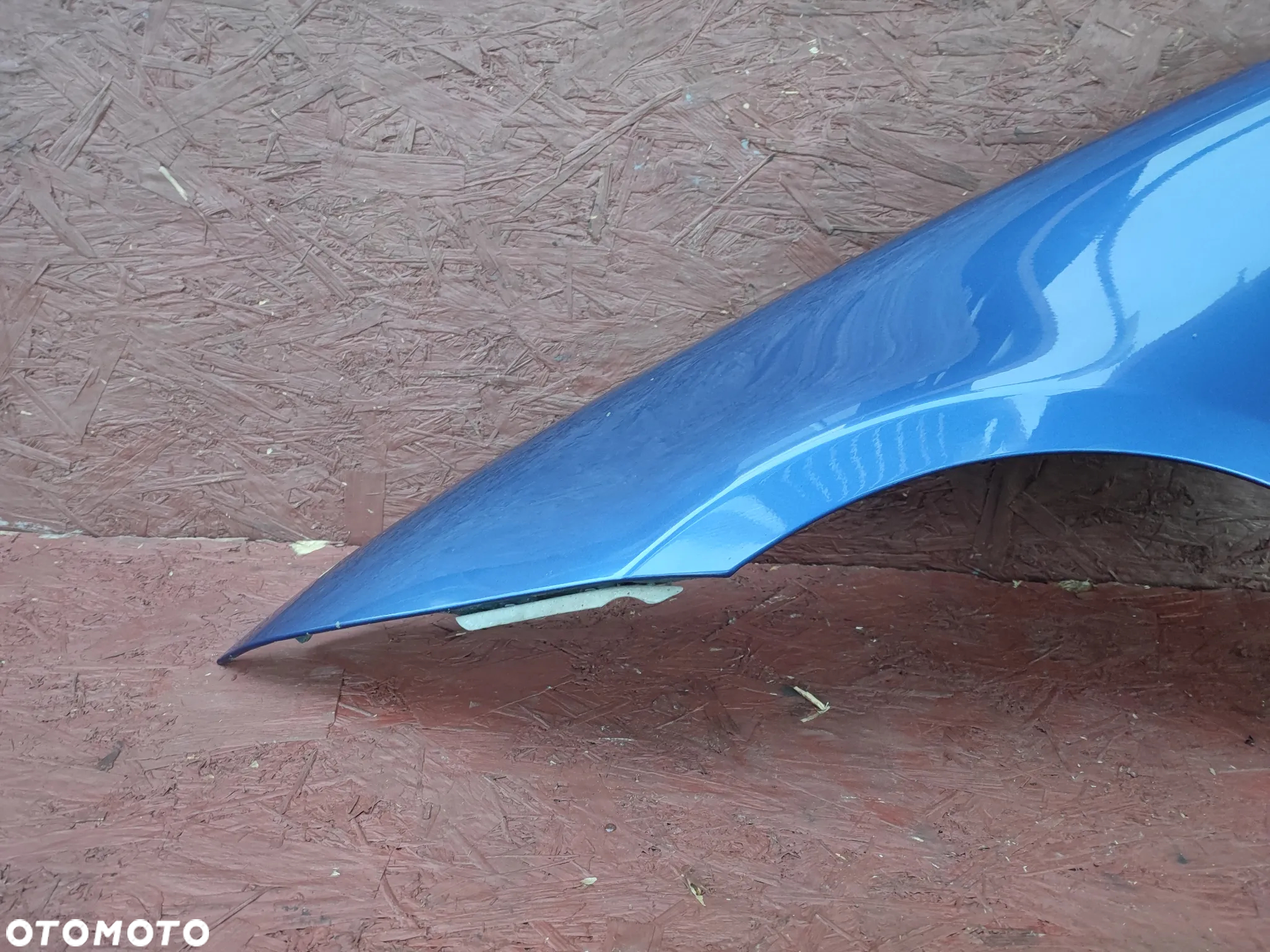 BMW E90 / E91 / E91LCI / E90 LCI ORYGINALNY PRZEDNI BŁOTNIK LEWY PEZEDNI W KOLORZE  W LE MANS BLAU METALIC 381 O NR.   41 35 7 135 679 OEM W DOBRYM STANIE - 3