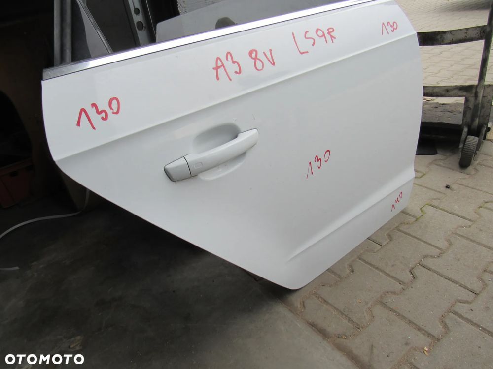 audi a3 8v hb ls9r tył lewe prawe drzwi - 7