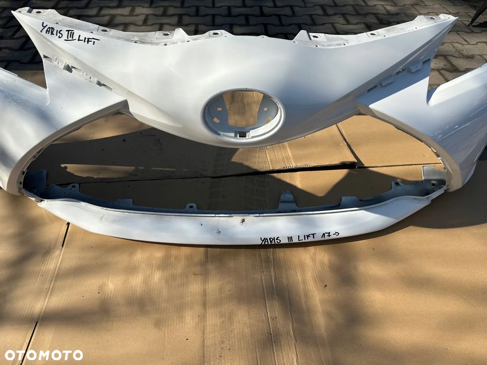 TOYOTA YARIS III LIFT 17- ZDERZAK PRZEDNI ORYGINAŁ 52119-0DA40 - 6