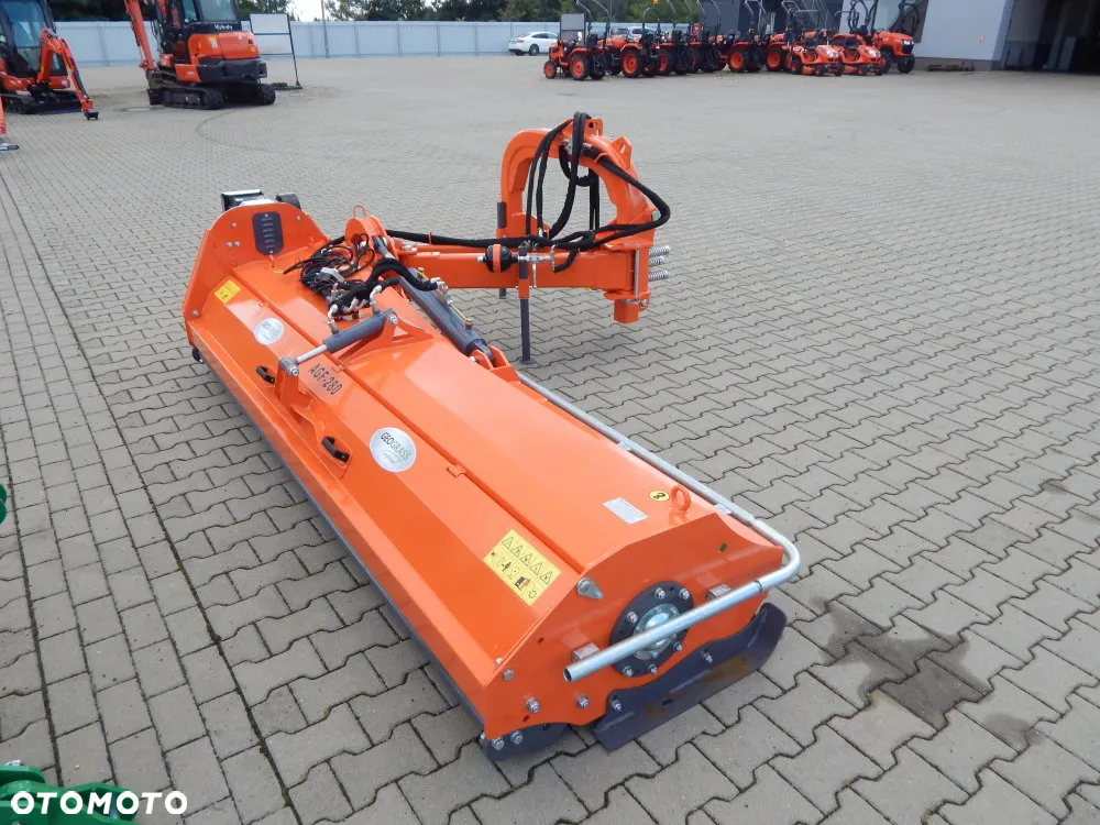 Kosiarka Bijakowa tylno boczna AGF 280 Geograss Mulczer Rozdrabniacz Transport - 2