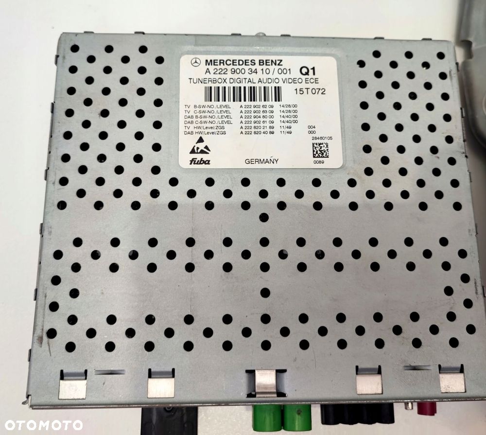 MERCEDES W205 W217 W222 TUNER RADIO TV A2229003410 - 1