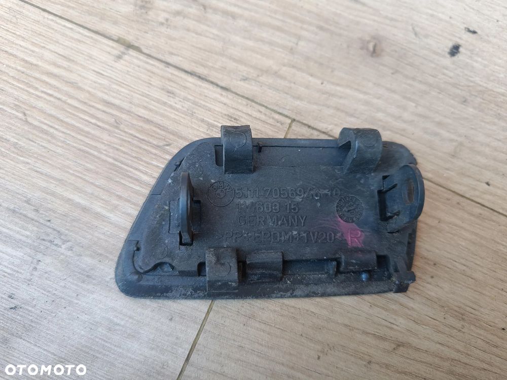 BMW E60 E61 ZAŚLEPKA SPRYSKIWACZA ZDERZAKA LEWA PRAWA 7056945 7056946 TITANGRAU - 5