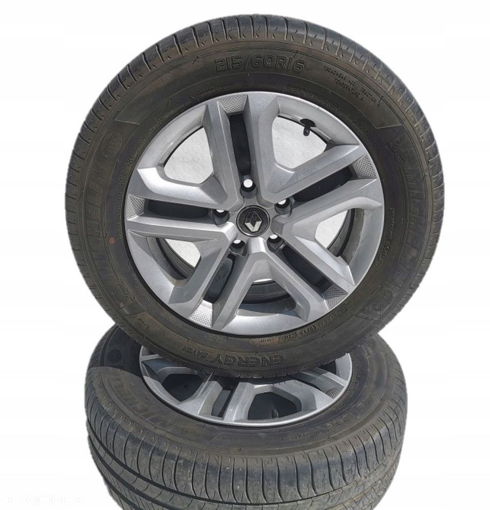 RENAULT TALISMAN KOŁA FELGI STALOWE KOŁPAKI OPONY MICHELIN ENERGY 215/60/16 FELGI STALOWE KOŁPAKI KOMPLET JAK NOWE - 4