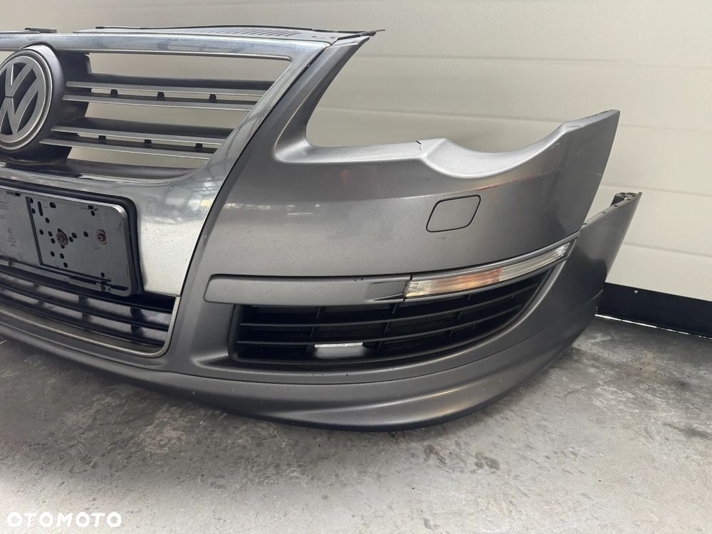 ZDERZAK PRZÓD KOMPLETNY PASSAT B6 R LINE SPRYSKIWACZE POD XENON - 3