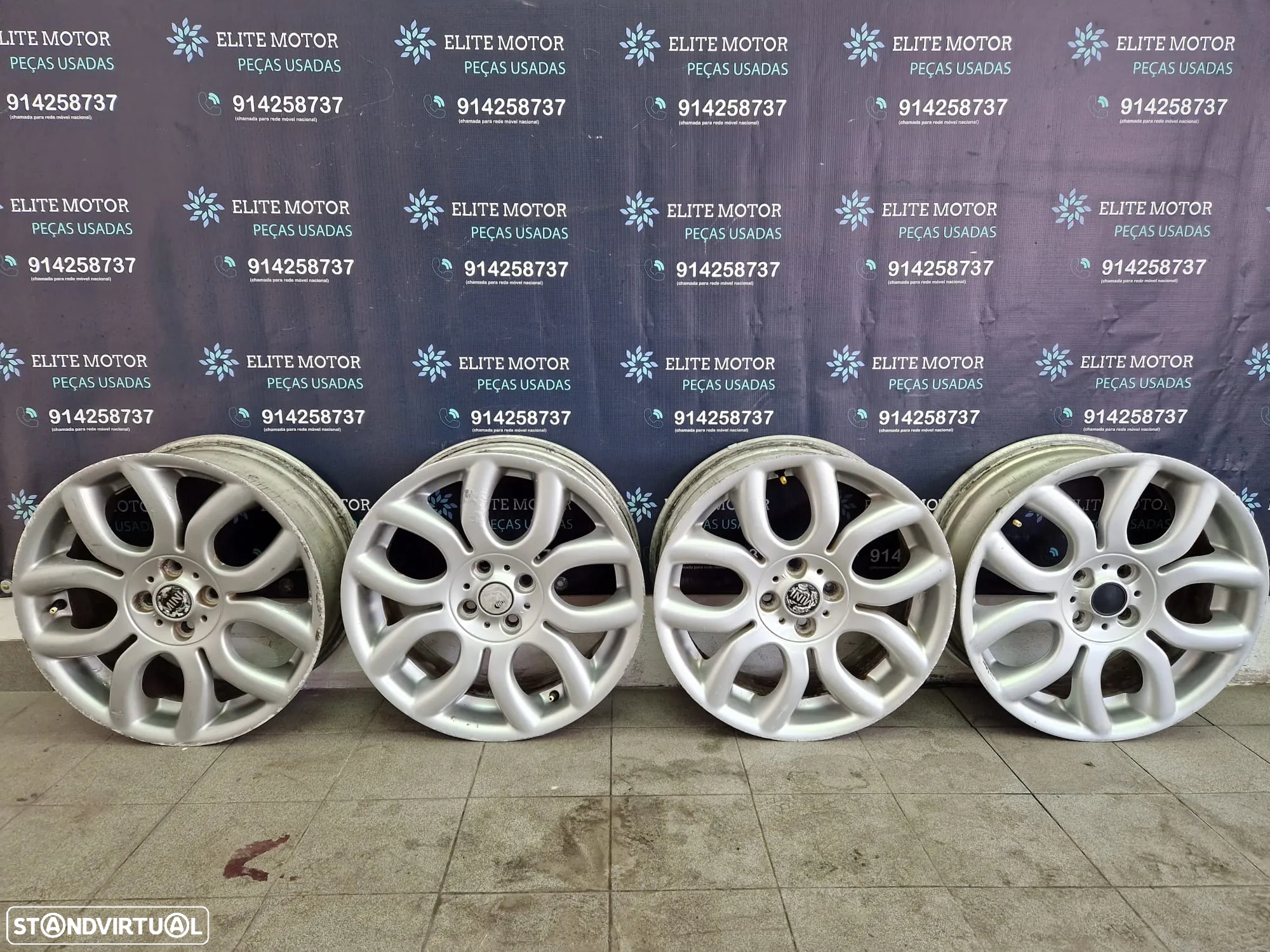 Jantes usadas MINI COOPER R56 17 Flame Spoke 4x100 R55 R57 R53 - 2