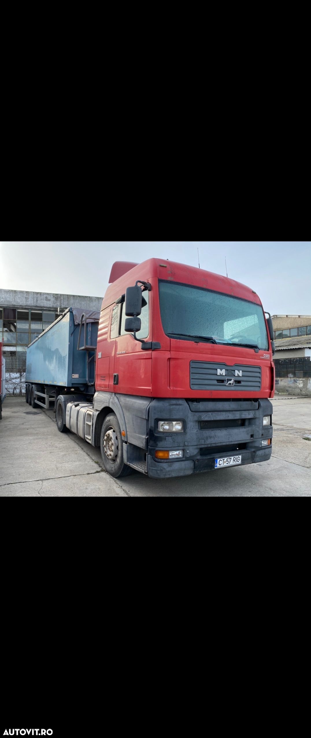 MAN TGA18.400 4X2BLl + bena cereale 52 mc. - 1