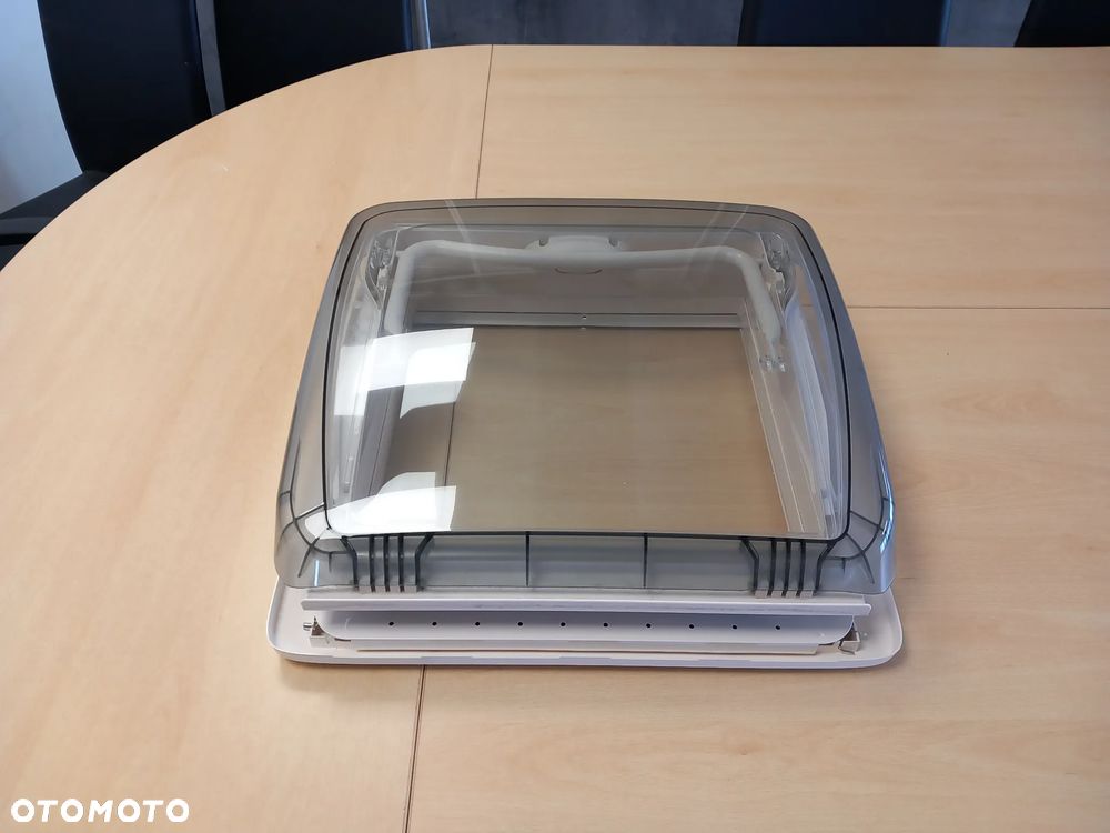 OKNO DACHOWE DOMETIC Z PODWÓJNĄ ROLETĄ 38X38 CM 48X48 CM - 1