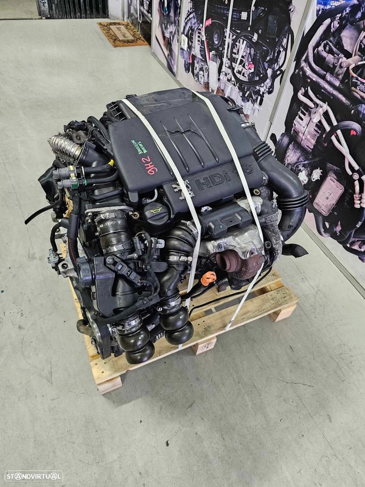 Motor PSA 1.6 HDI 2007, de 110cv, ref 9HZ - 1