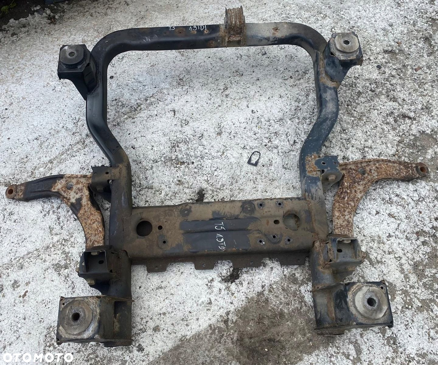 WÓZEK SANKI PRZÓD PRZEDNI VW TRANSPORTER T5 1.9 TDI - 3