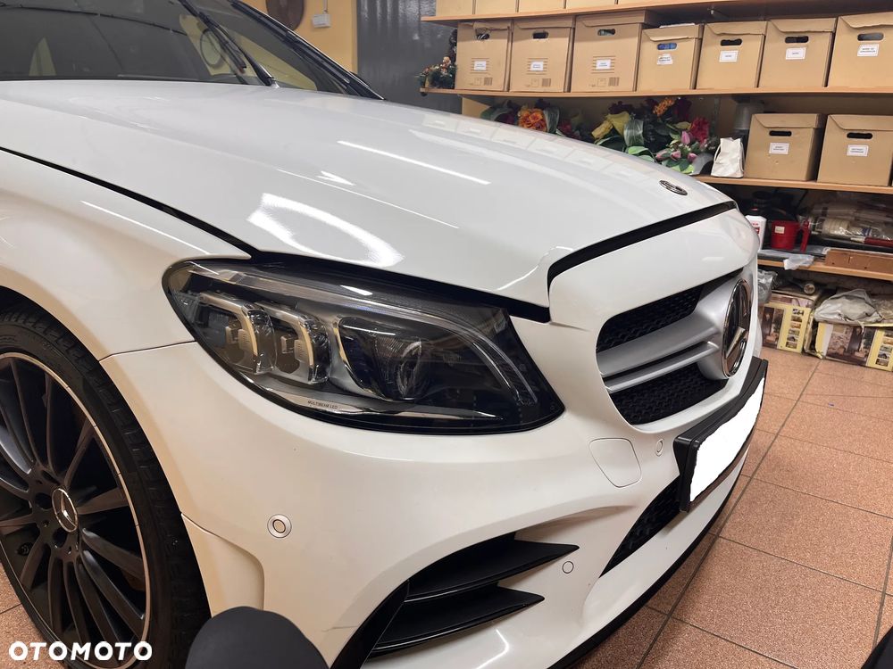 Mercedes W205 Oryginalna ALUMINIOWA maska C43 AMG 2019 rok - 9