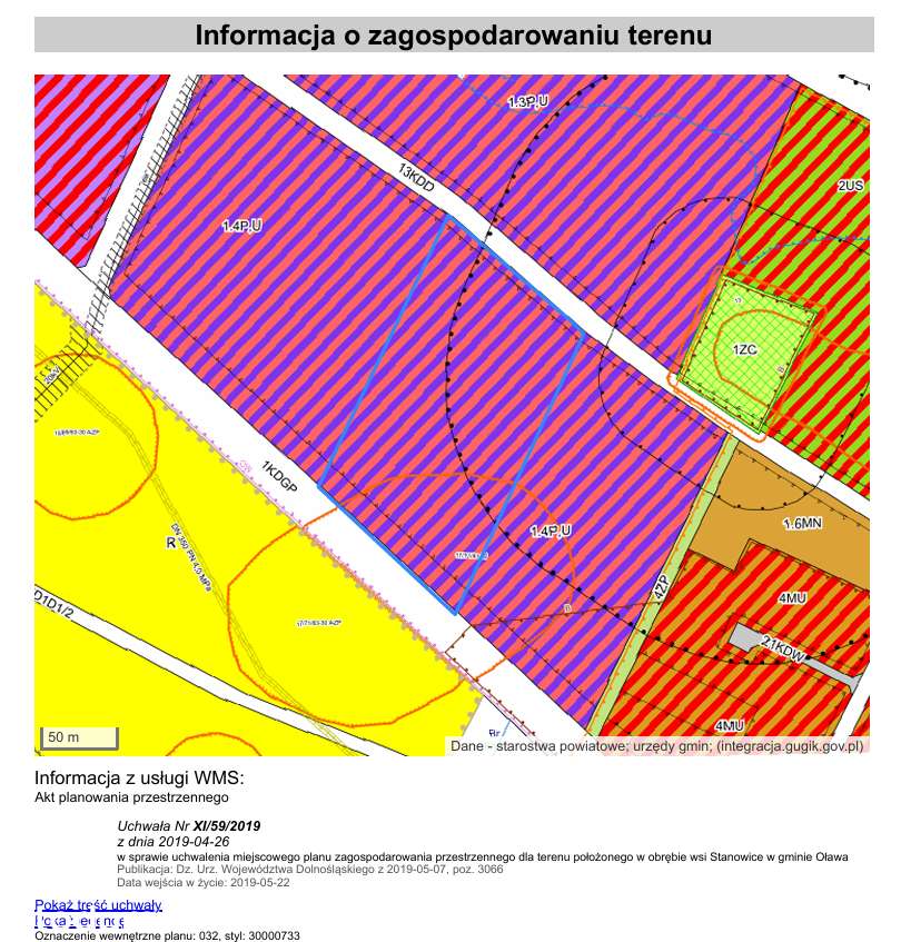 Działka inwestycyjna 22622 m², 55-200 Stanowice - Pełny obrazek: 2/4