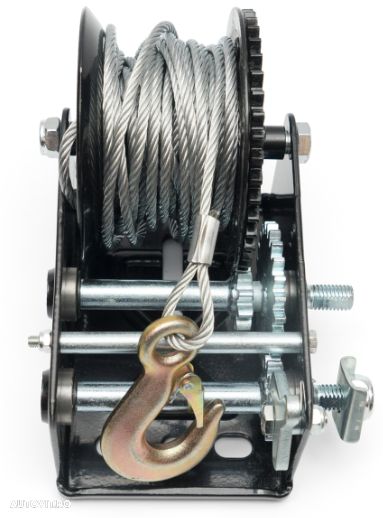 Troliu manual cablu otel sau chinga Dragon Winch de 2500 lbs (trage 1133kg) - 5