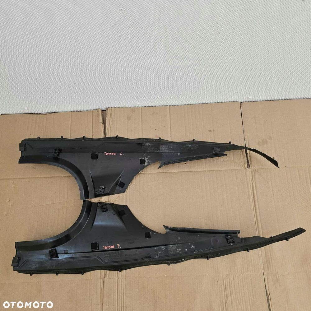 porsche taycan 9j1 osłona nakładka błotnika prawa przód przednia - 2