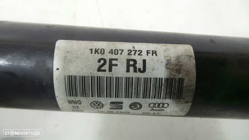 TRANSMISSÃO FRONTAL DIREITA VOLKSWAGEN GOLF VI 2012 -1K0407272FR - 1