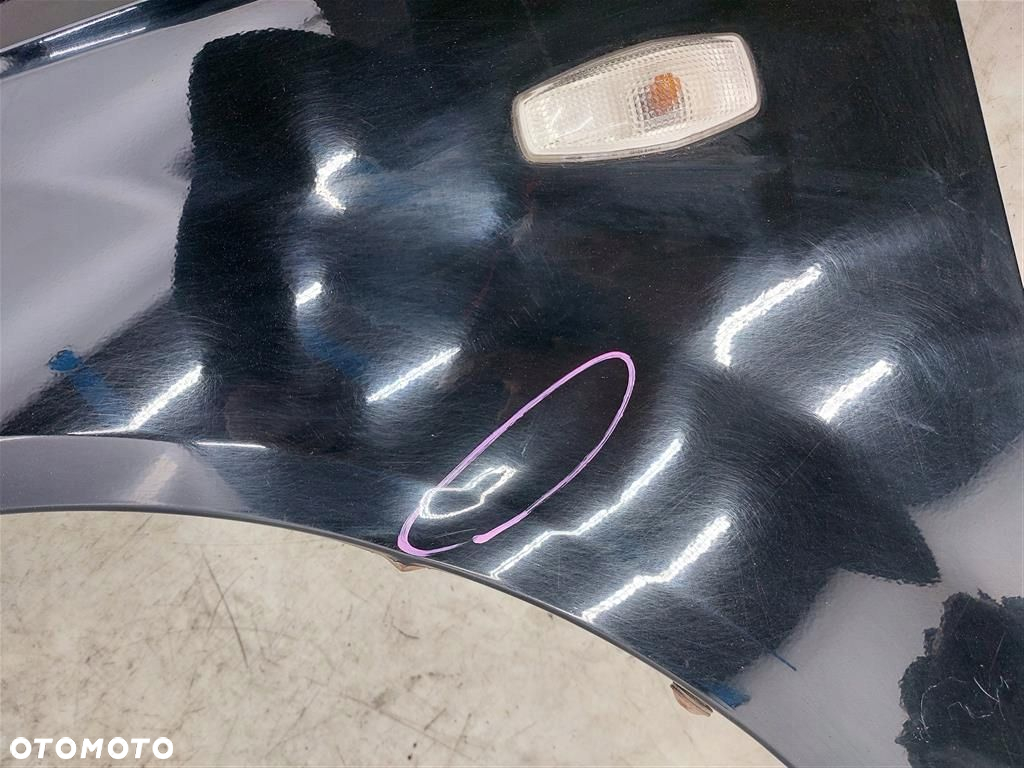 Błotnik przedni lewy Hyundai Getz  2002-2011 LAK:EBONY BLACK CZARNE 1 LAK - 3