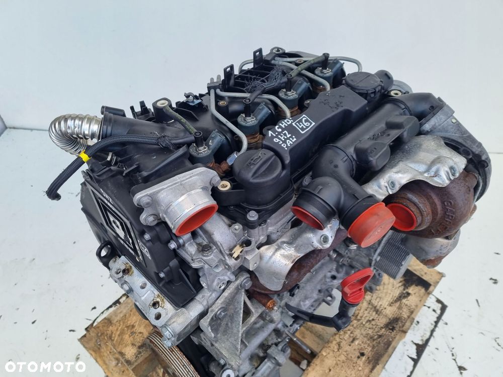 SILNIK KOMPLET Citroen C5 III 1.6 HDI 109KM ładnie pali 9HZ - 12