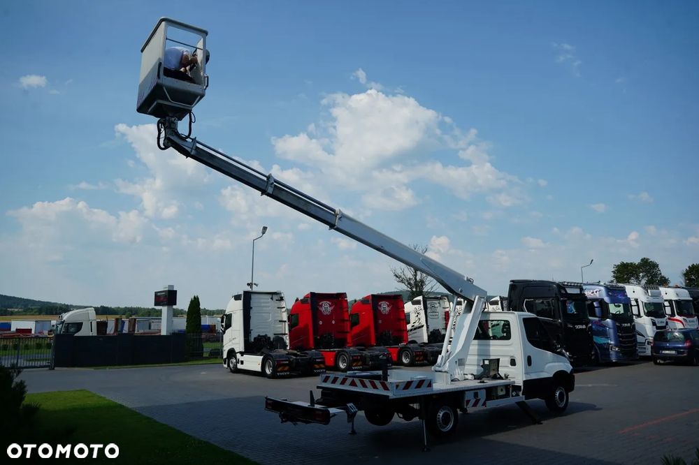 Iveco DAILY 35-140 / ZWYŻKA / PODNOŚNIK KOSZOWY MULTITEL  160 ALU   / 4 PODPORY / MANUAL / 2017 R - 6