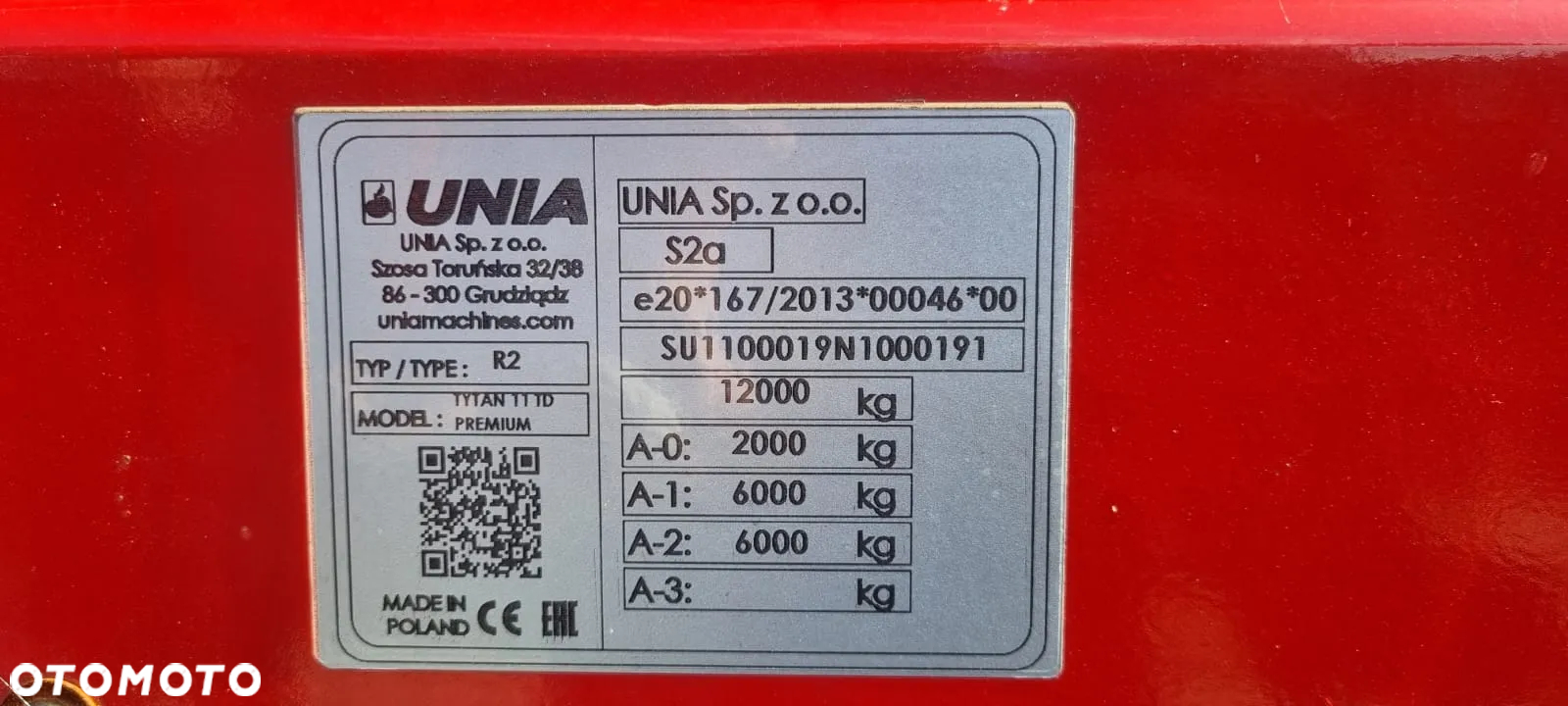 Unia TYTAN 11TD PREMIUM - 3