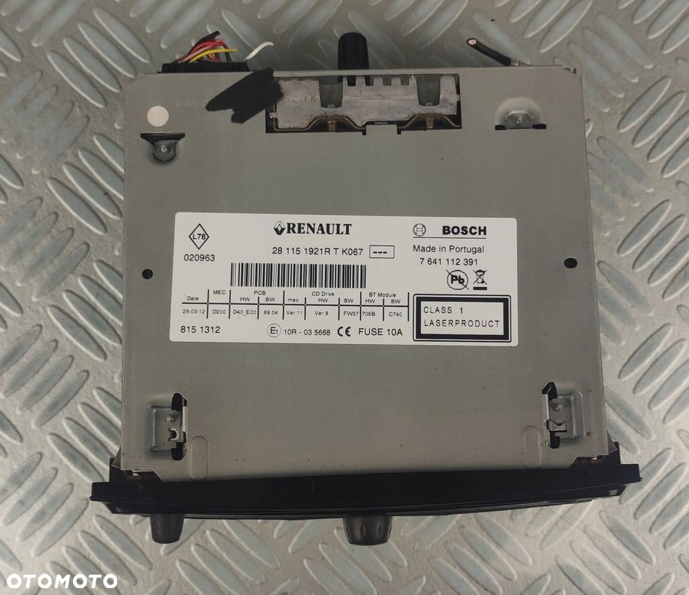 281151921R radio pilot nawigacja wyświetlacz ekran RENAULT CLIO III 3 LIFT - 10