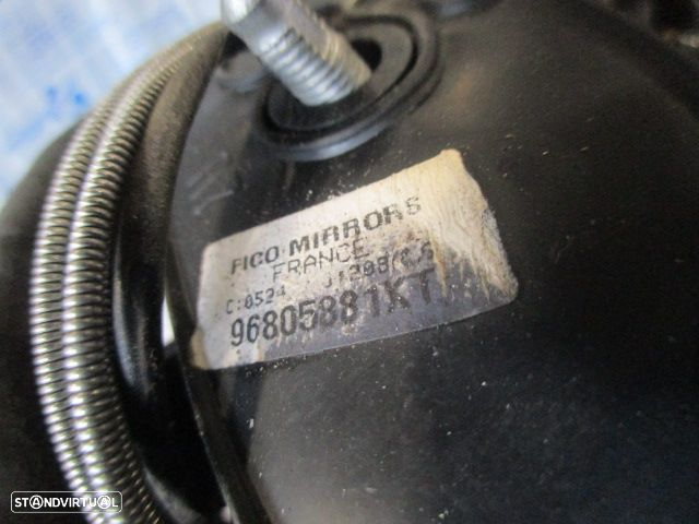 Espelho 96805881XT PEUGEOT 207 2016 1.4HDI 70CV 5P PRETO ESQ MANUAL PISCA 2 PINOS - 4