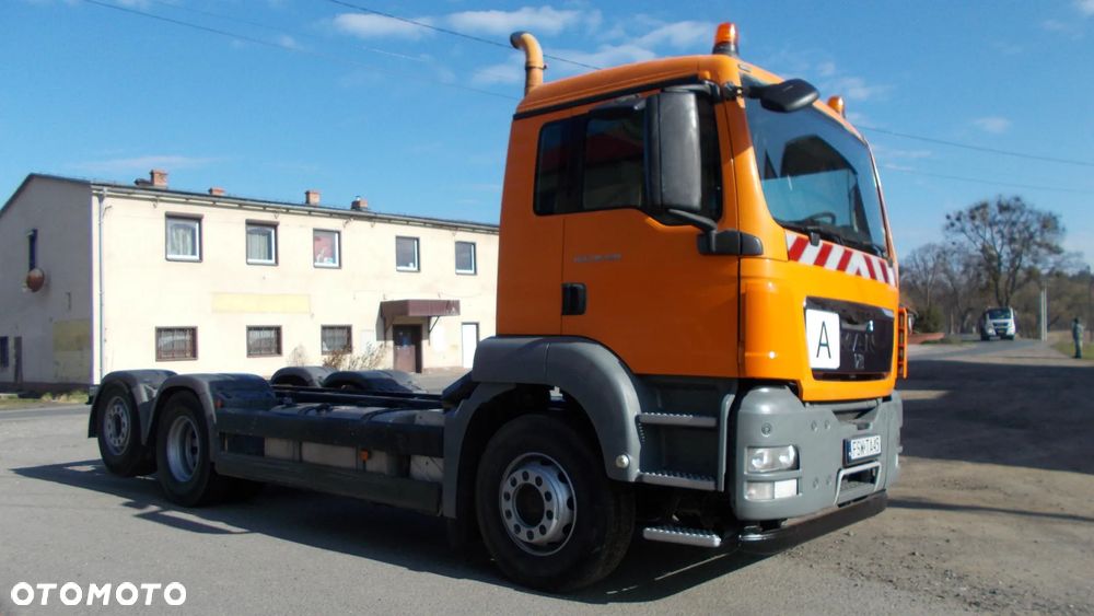MAN TGS BECZKA ASENIZACJA, KRÓTKI ROZSTAW 410cm, EURO-5, 3-y OSIOWY, OŚ SKRĘTNA, 6x2 - 15