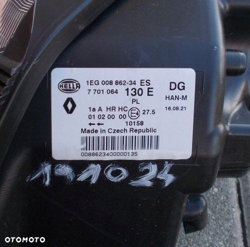 RENAULT SCENIC II 03- PRAWA PRZEDNIA LAMPA ORYGINAŁ 1EG008862-34 - 5