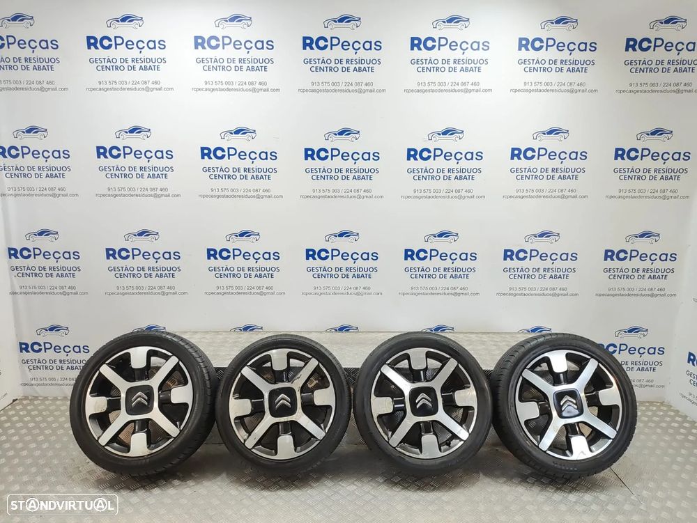 Conjunto jantes 17 originais Citroen C4 Cactus 6,5J ET19 4x108 - 7