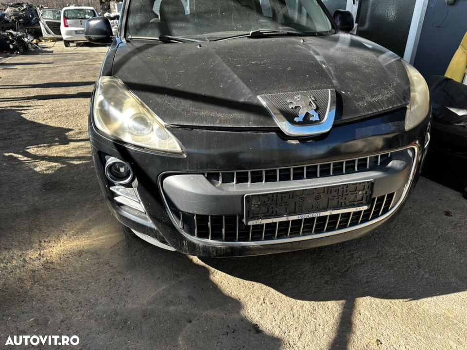 Peugeot 4007 motor 22HDI 4HN euro 4 2009 piese capota far bara geam interior roti jante usa plansa bord navigație GPS - 3