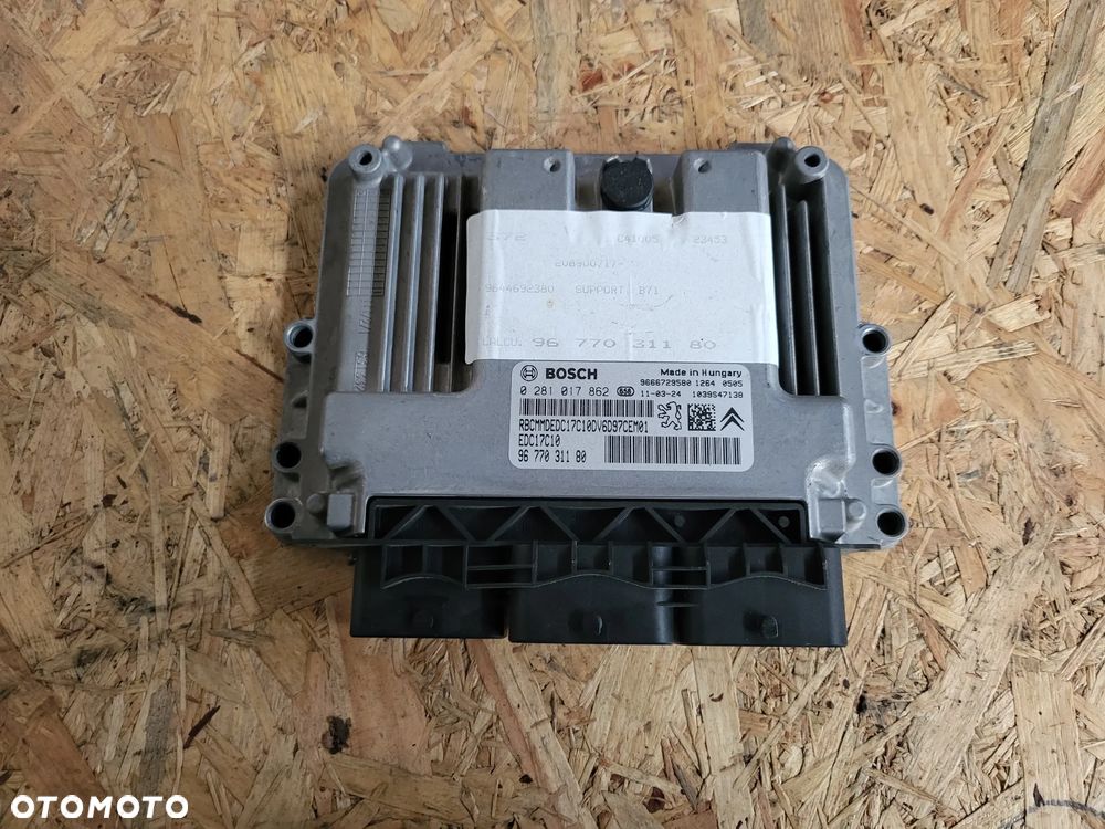 Sterownik komputer silnika Citroen C4 II B7 1.6 E HDI - 1
