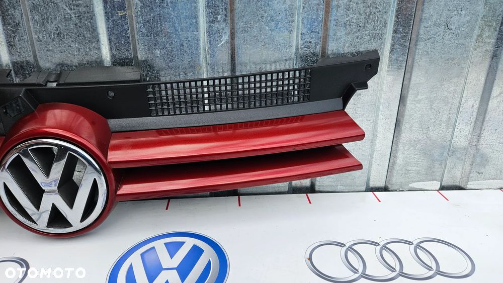 VW Golf IV 4 1J Atrapa zderzaka przedniego Grill Kratka środkowa Logo VW 1J0853651F kolor LC3K - 5